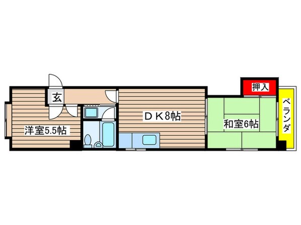 ルミネ原の物件間取画像